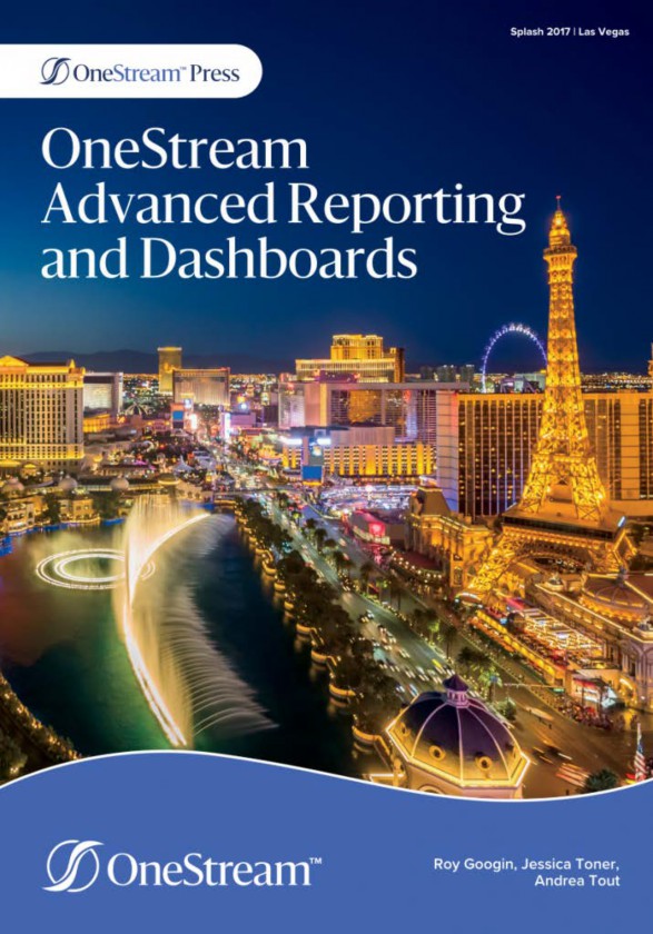 OneStream Advanced Reporting and Dashboards cover