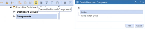 Figure 12.27 Name the button btn_SalesPerFTE_Exec and then save.