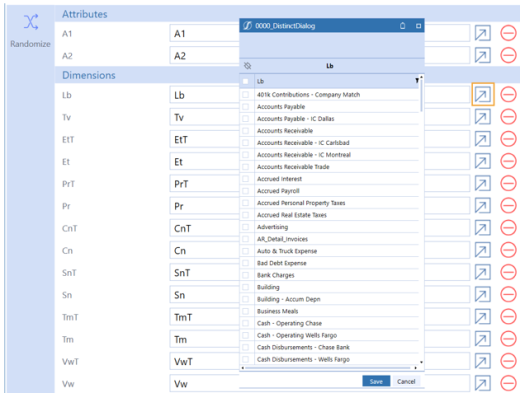 Sample of an assembly file that creates a grid of potential values based on a selection with a yellow square highlighting the activate icon.