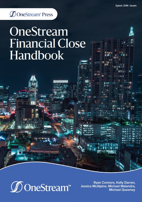 OneStream Financial Close Handbook cover