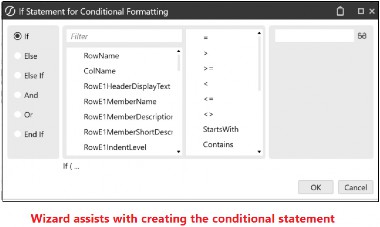 Figure 8.37 The conditional statement is then formed…