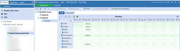 Figure 3.43 It does not in Excel or the OneStream Spreadsheet.