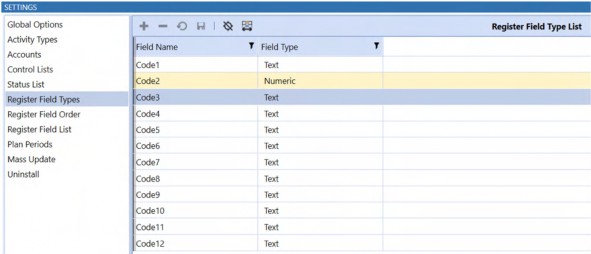 Figure 4.28 The change appears in the XFW_TLP_Register table: