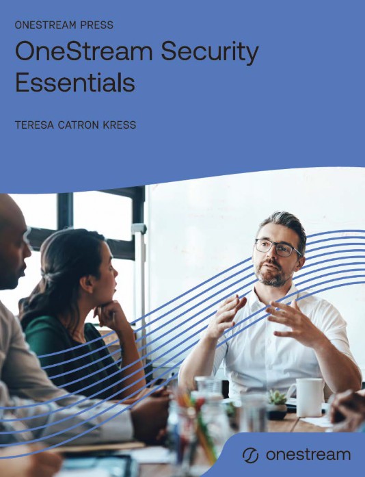 OneStream Security Essentials cover