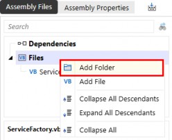Figure 10.28 Type Services into the Folder Name, then click Save.